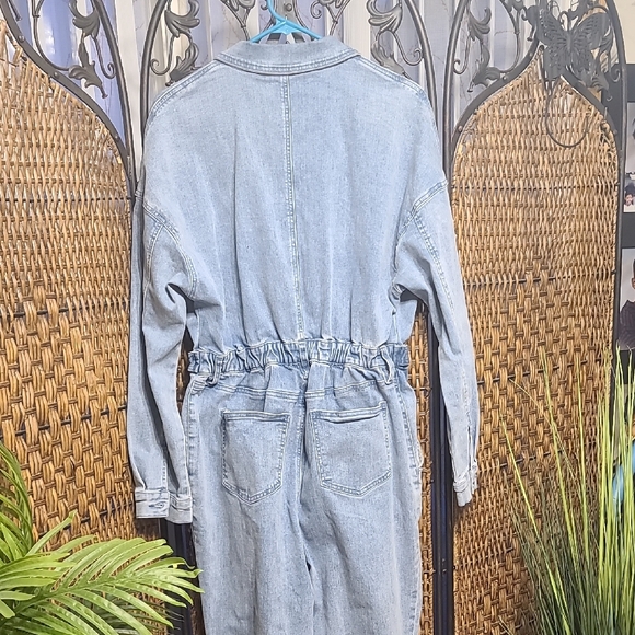 Windsor Light Blue Denim Jumpsuit - Picture 6 of 8